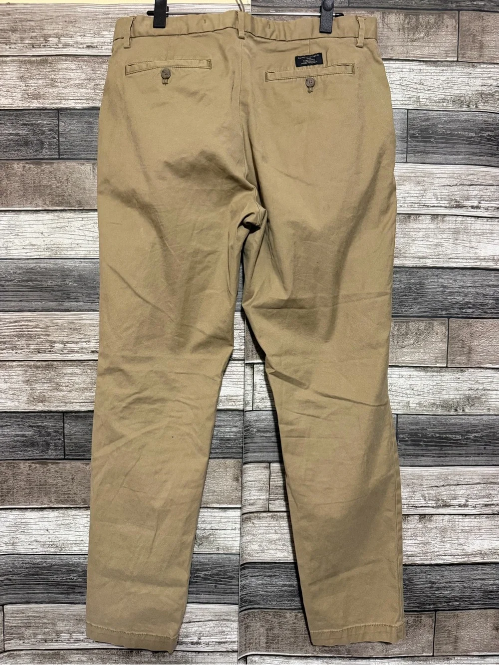 Banana Republic Lived In Chino Athletic Fit Pants Men’s 34x32 Brown Beige